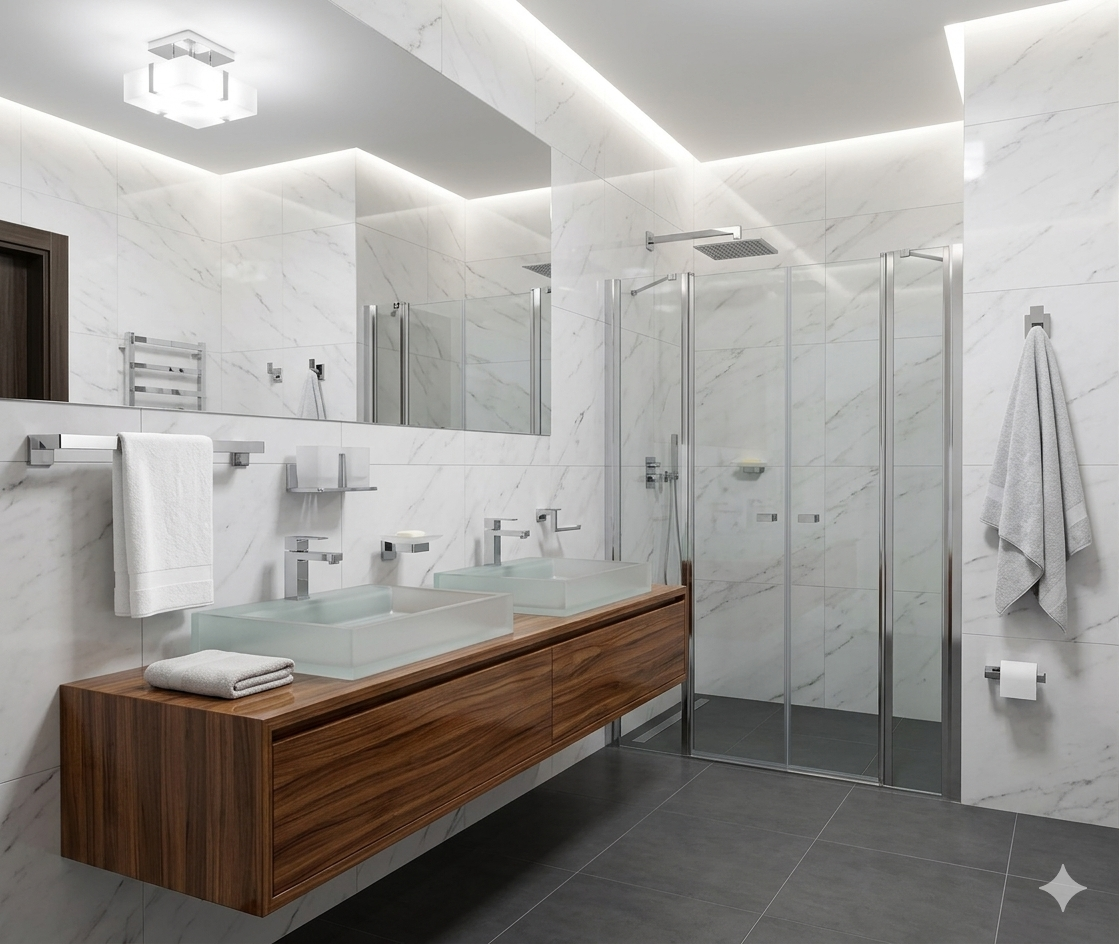 Accesorio de Baño Plateado