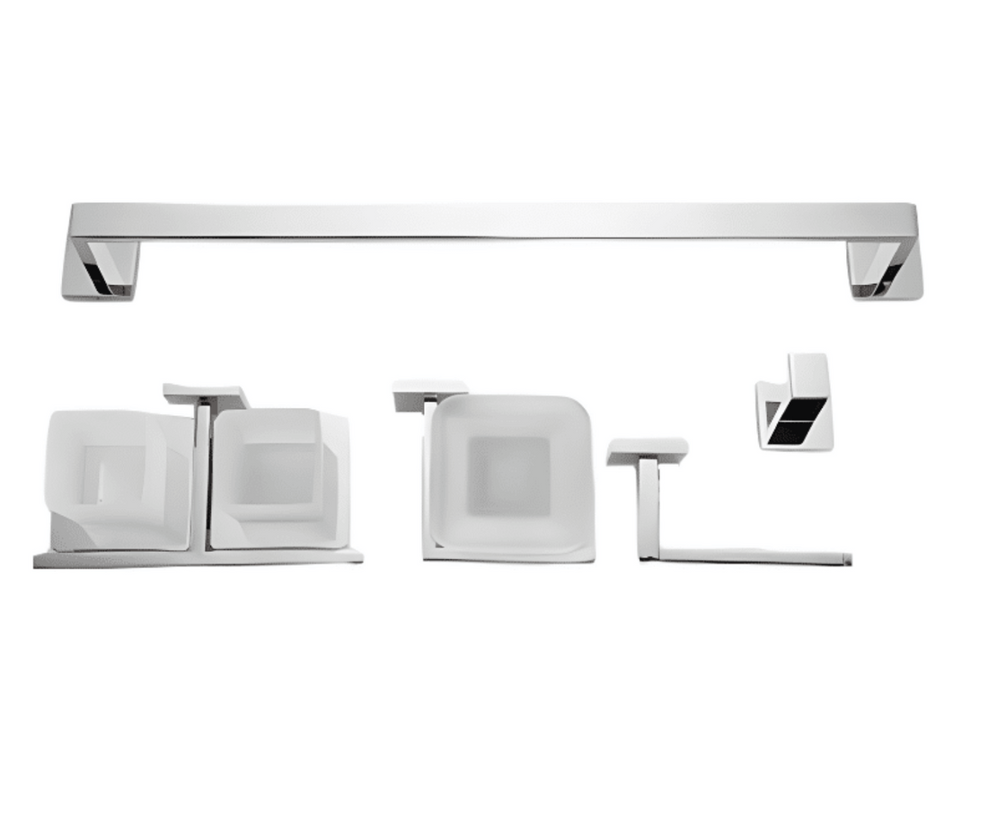 Accesorio de Baño Plateado