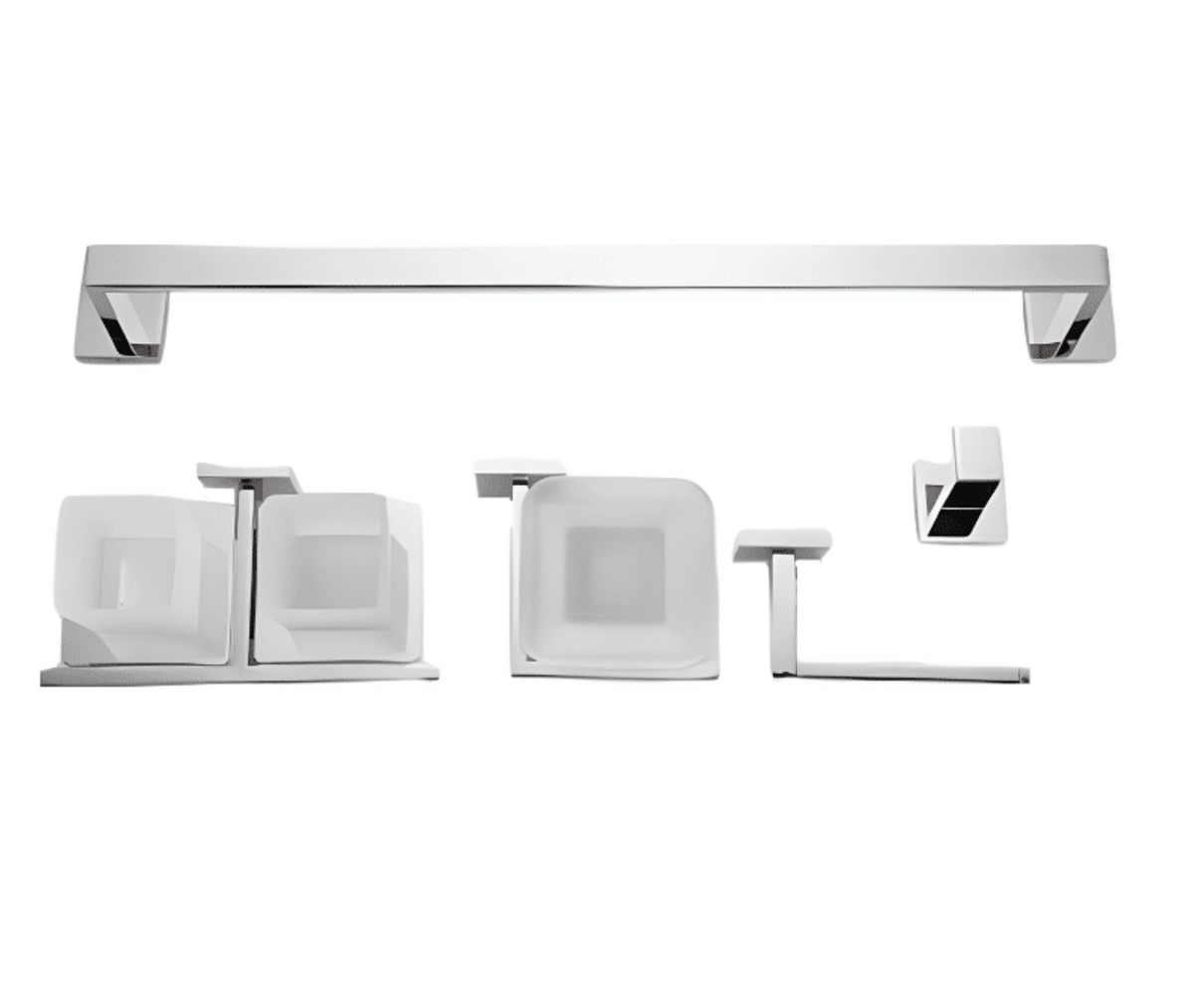 Accesorio de Baño Plateado