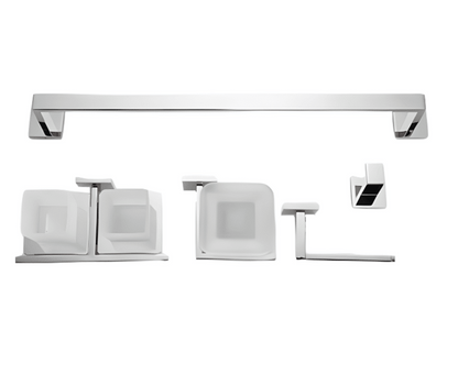 Accesorio de Baño Plateado